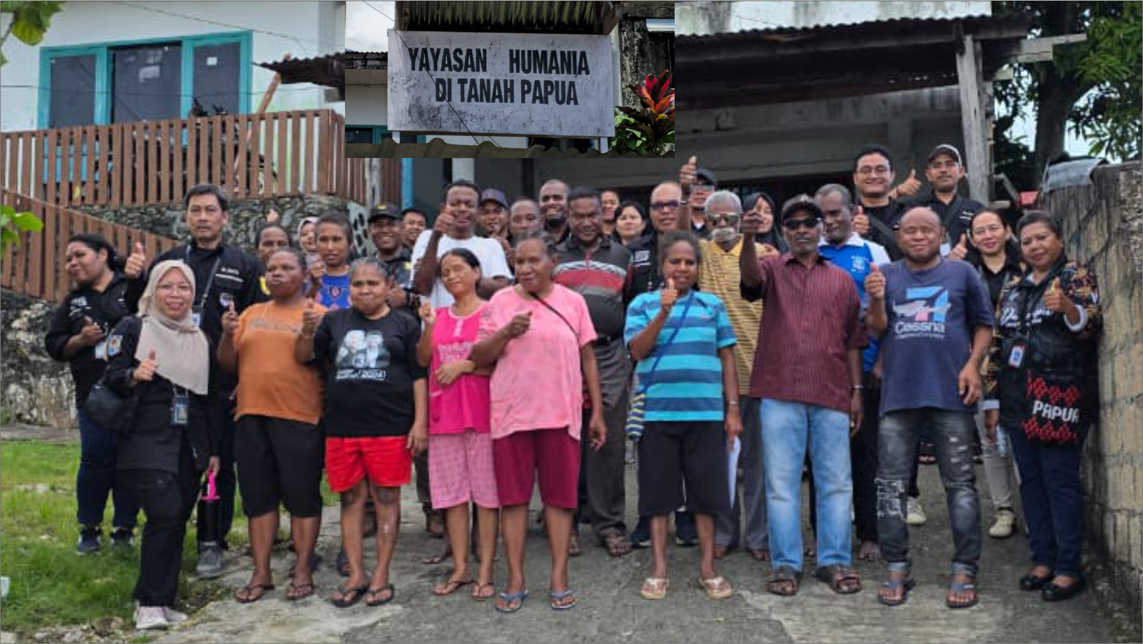 Di Hari Peradaban Orang Papua, Dukcapil Kota Jayapura Berbagi Kasih di Yayasan Humania